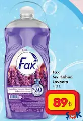 FAX SIVI SABUN LAVANTA 3 L
